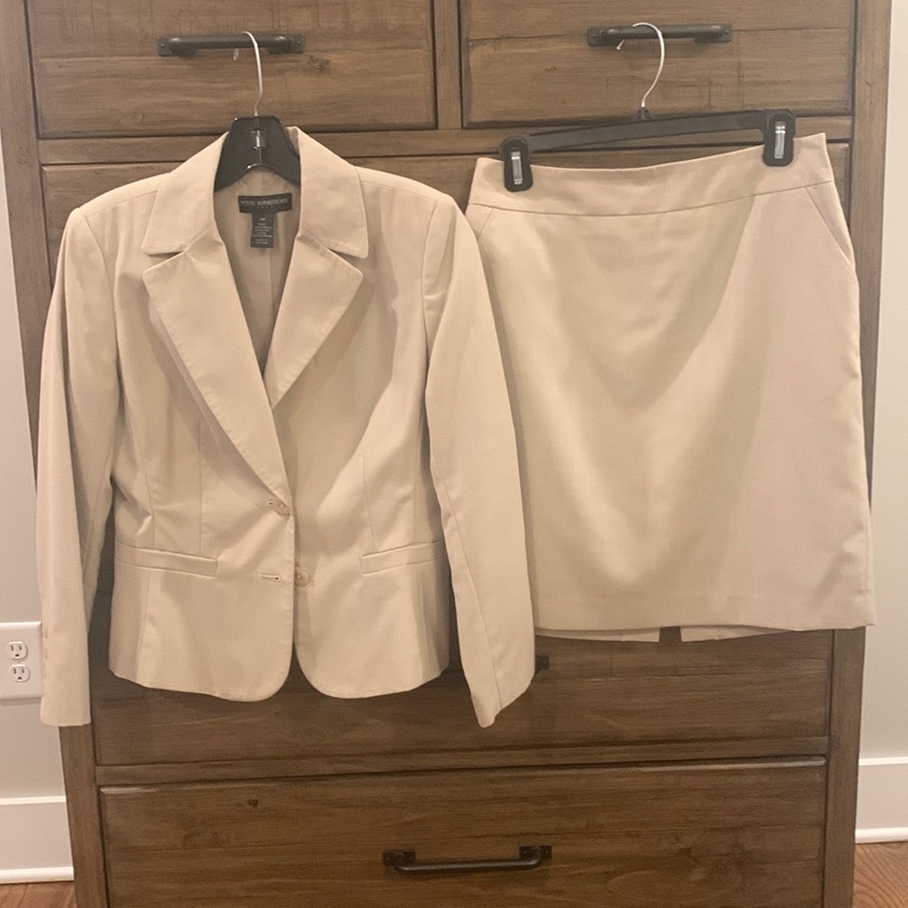 Beige suit